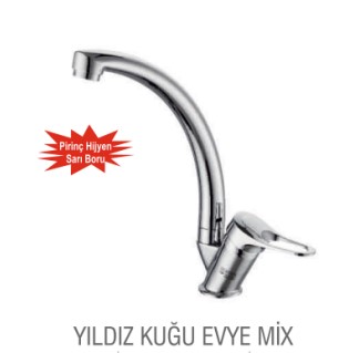 YILDIZ SERMİX MERKÜR KUĞU LAVABO MİX BATARYA